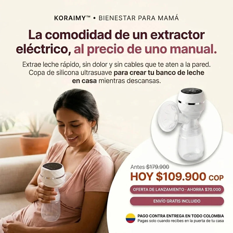 Extractor de leche electrico Inalambrico